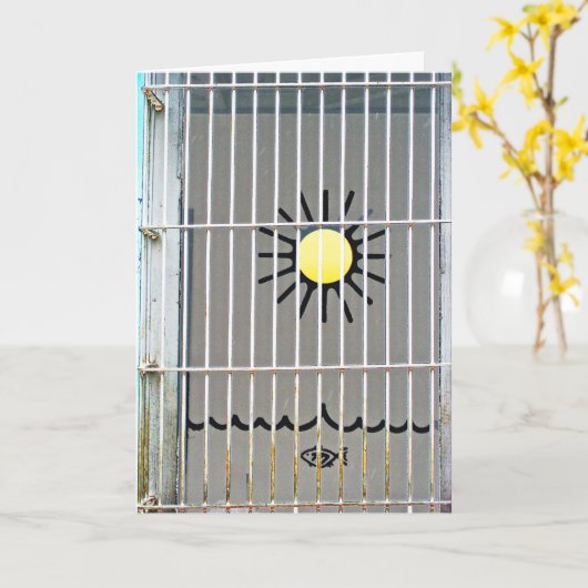 バーなし カード (黄色い花)