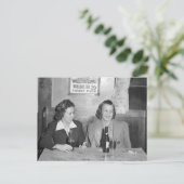 バーに集う少女たち 1940年 ポストカード (スタンド正面)