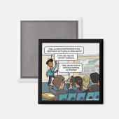 バーのおもしろい正方形の磁石を上げる マグネット (正面/裏面)