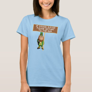 バーのアイルランド人への見つけられたリターンなら Tシャツ