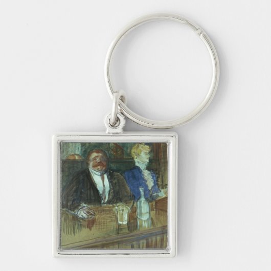 バーのアンリーdeツールーズLautrec |: 脂肪質Pr キーホルダー (正面)