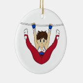 バーのオーナメントのかわいい体育専門家 セラミックオーナメント (右)