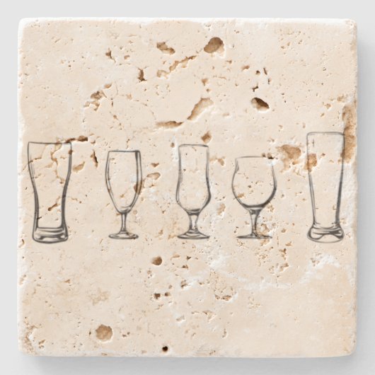 バーのコースター ストーンコースター (正面)