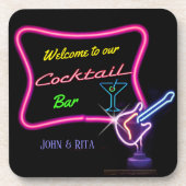 バーのサインアウト コースター (正面)
