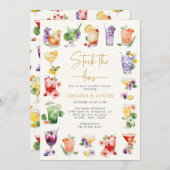 バーのシャワーを蓄える 招待状 (正面/裏面)