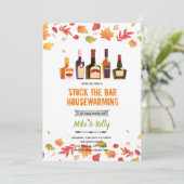 バーのストックお披露目パーティーのご案内 招待状 (スタンド正面)