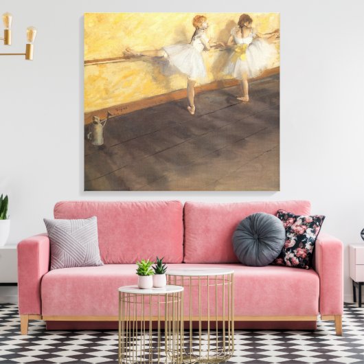 バーのダンサーEdgar Degasヴィンテージ・バレエ キャンバスプリント (インサイチュ (リビング))