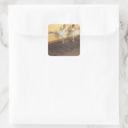 バーのダンサーEdgar Degasヴィンテージ・バレエ スクエアシール (バッグ)