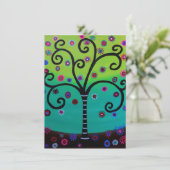 バーのバルミツワーの招待状生命の樹 招待状 (スタンド正面)