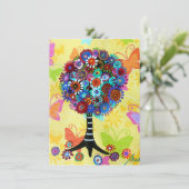 バーのバルミツワーの招待状生命の樹 招待状 (スタンド正面)