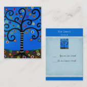 バーのバルミツワーRSVPカード エンクロージャーカード (正面/裏面)