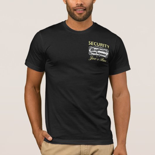 バーの保証 Tシャツ (正面)