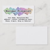 バーの名刺-核Fizzacist 名刺 (正面/裏面)