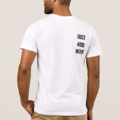 バーの戦いはちょうどビールを加えます(背部) Tシャツ (裏面)