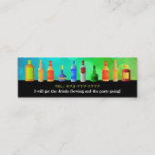 バーの細い名刺 スキニー名刺 (裏面)