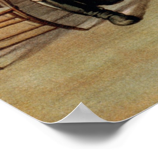 バーの銃撃戦の場面から劇場用ポスター ポスター (角)