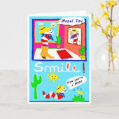 バーの(ユダヤ教の)バル・ミツバーあなたのカードのMazel Tov カード (黄色い花)