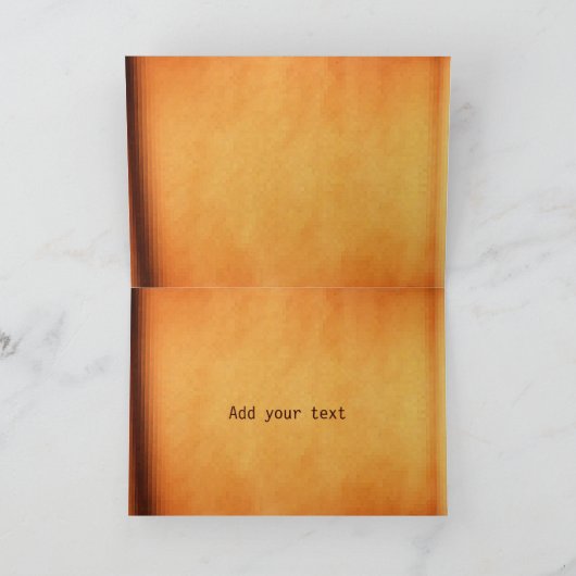 バーの（ユダヤ教の）バル・ミツバーのあなた自身の招待をカスタマイズ 招待状 (内部)