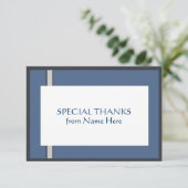 バーの（ユダヤ教の）バル・ミツバーのサンキューカード サンキューカード (スタンド正面)