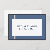 バーの（ユダヤ教の）バル・ミツバーのサンキューカード サンキューカード (正面/裏面)