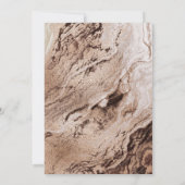 バーの(ユダヤ教の)バル・ミツバーの招待状|のスタイリッシュな金ゴールド 招待状 (裏面)