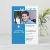 バーの（ユダヤ教の）バル・ミツバーの招待状 招待状 (スタンド正面)