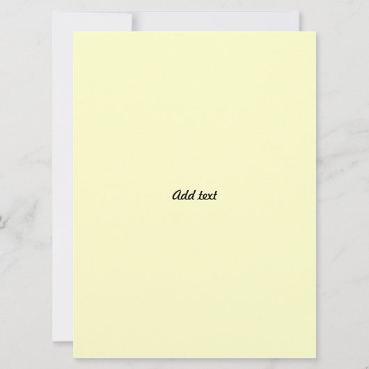 バーの（ユダヤ教の）バル・ミツバーの男の子の挨拶状 カード (裏面)