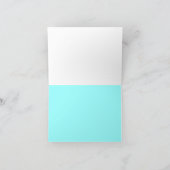 バーの(ユダヤ教の)バル・ミツバーMazel Tovカード カード (内部)