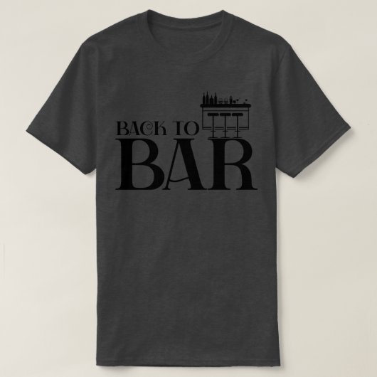 バーへ Tシャツ (デザイン正面)