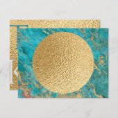 バーまたはバルミツワーこの世界からありがとう サンキューカード (正面/裏面)