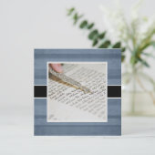 バーまたはバルミツワーのお知らせ/招待状 招待状 (スタンド正面)