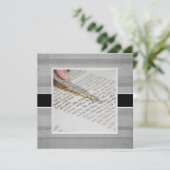 バーまたはバルミツワーのお知らせ/招待状 招待状 (スタンド正面)