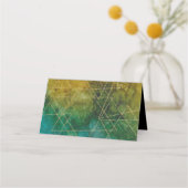 バーまたはバルミツワーアウトオブザワールド座席表 プレイスカード (裏面)