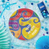 バーまたはバルミツワーグルーヴィ紙プレート ペーパープレート (パーティー)