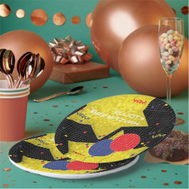 バーまたはバルミツワーゲームON 2 ペーパープレート