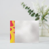 バーまたはバルミツワーサンキューエレガントウェーブ サンキューカード (スタンド正面)