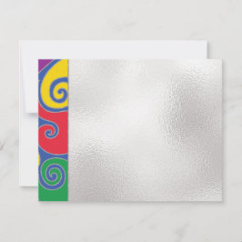 バーまたはバルミツワーサンキュースワエレガントール サンキューカード