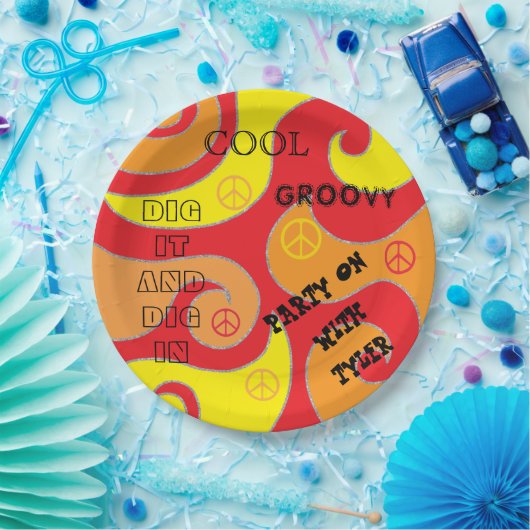 バーまたはバルミツワーパーティーオン紙プレート ペーパープレート (パーティー)