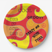 バーまたはバルミツワーパーティーオン紙プレート ペーパープレート (正面)