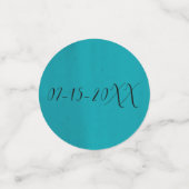 バーまたはバルミツワー紙吹雪の色のスプラッシュ コンフェッティ (スモール正面)