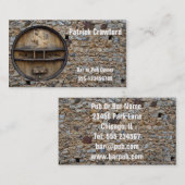 バーまたはパブの所有者または顧客の名刺 名刺 (正面/裏面)