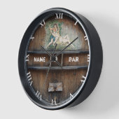 バーまたはPub所有者またはクライアント 壁時計 (傾斜)