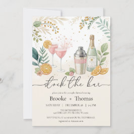 バーを満たそう カップルシャワーの招待状 招待状