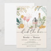 バーを満たそう カップルシャワーの招待状 招待状 (正面/裏面)