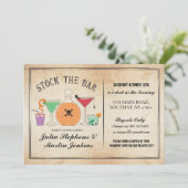 バーを満たそう ゴシックパーティー 婚約 招待状 (スタンド正面)