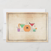 バーを満たそう ゴシックパーティー 婚約 招待状 (裏面)