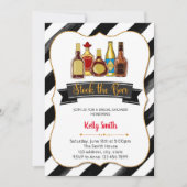 バーを満杯に！シャワーパーティーの招待状 招待状 (正面)