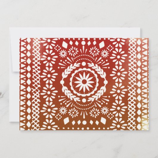 バーを満杯に タコ フィエスタ パーティー 招待状 (裏面)