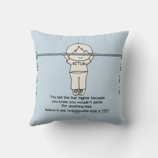 バーを高く設定 クッション (裏面)