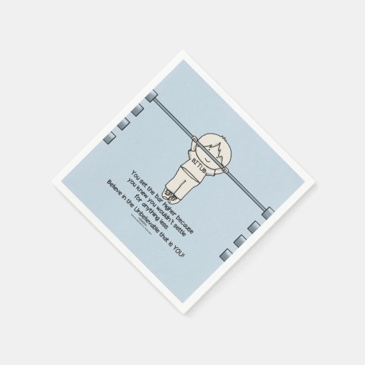 バーを高く設定 スタンダードカクテルナプキン (角)